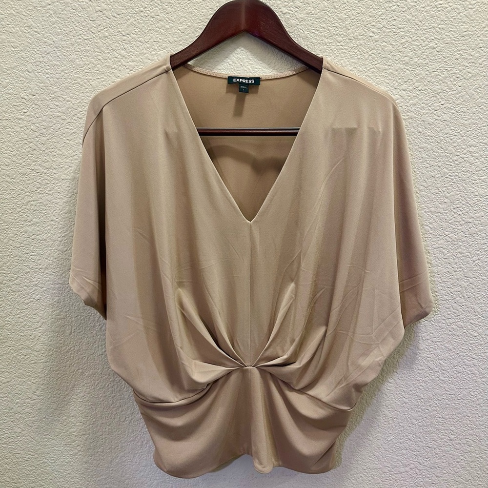 Express Khaki Dolman Sleeve Top